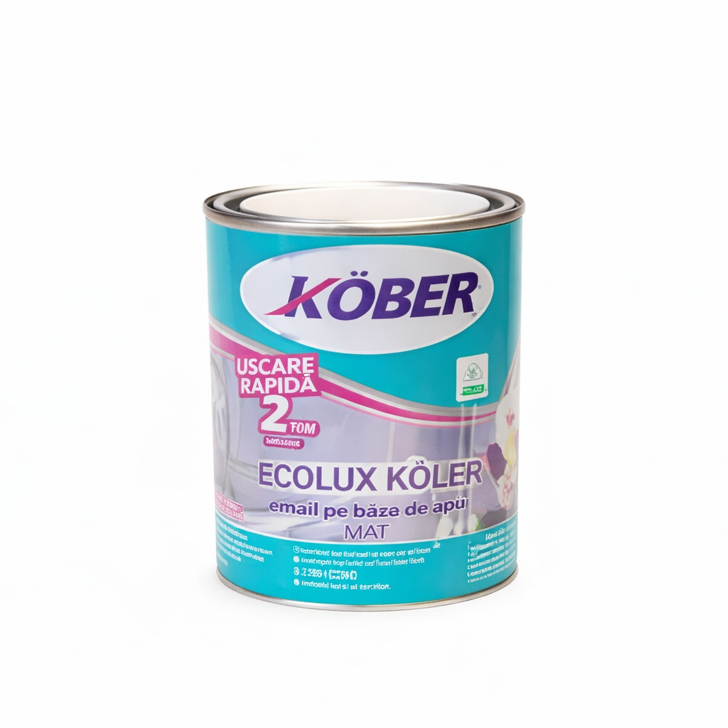 Екологична боя на водна основа ECOLUX COLOR МАТ - Köber