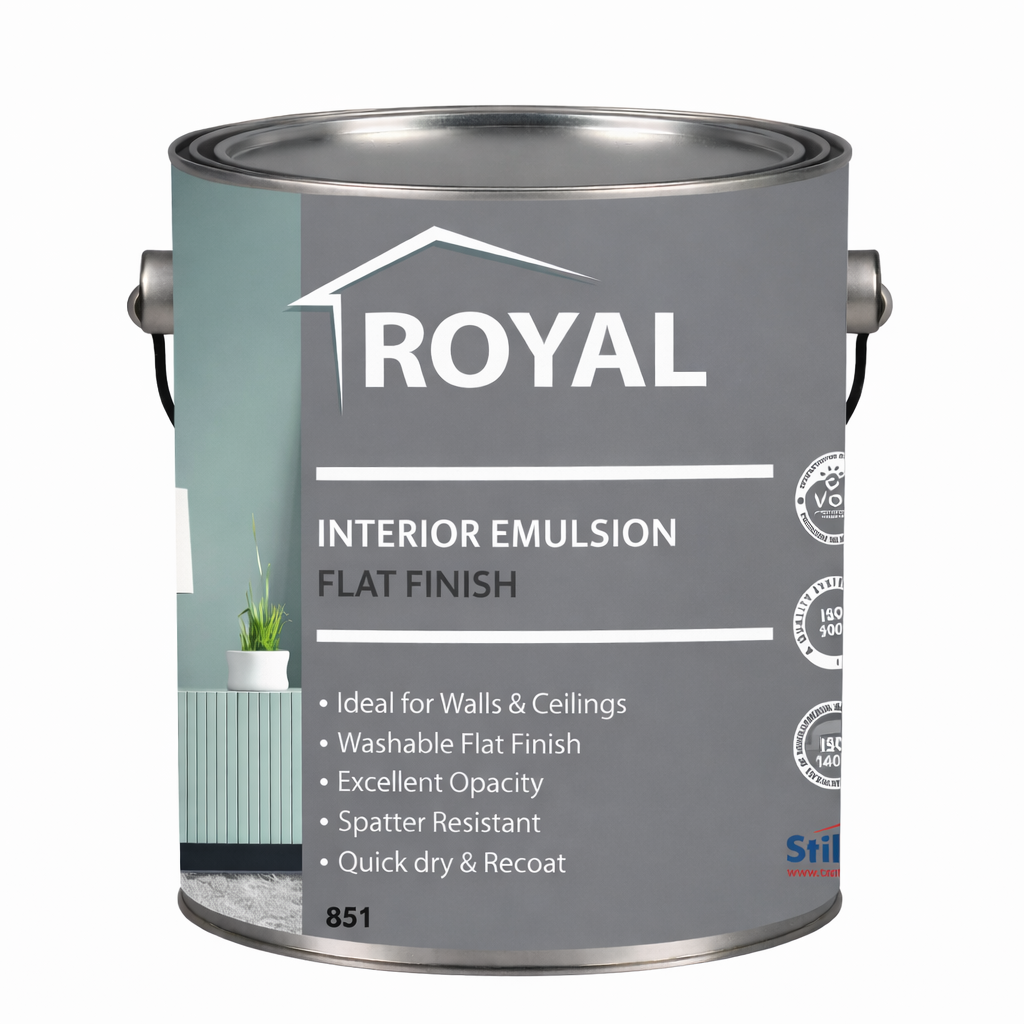 Латекс ROYAL INTERIOR EMULSION FLAT FINISH 851 - Stillbo