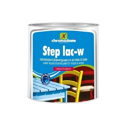 Акрилна блажна боя на водна основа STEP LAC ΝΕΡΟΥ - Chromodomi