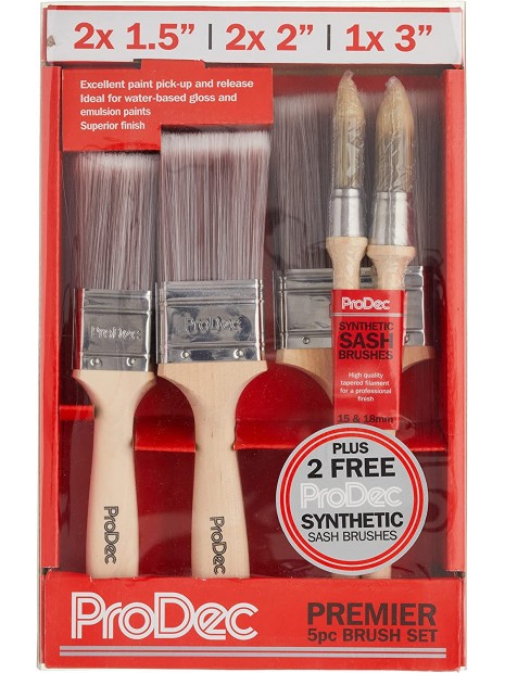 Сет от 7 броя премиум четки за боядисване PBPT061 ProDec